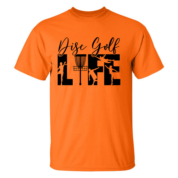 Disc Golf T Shirt DISCGOLF LIFE Discgolfer Discgolfing Shirt - Picture 14 of 16